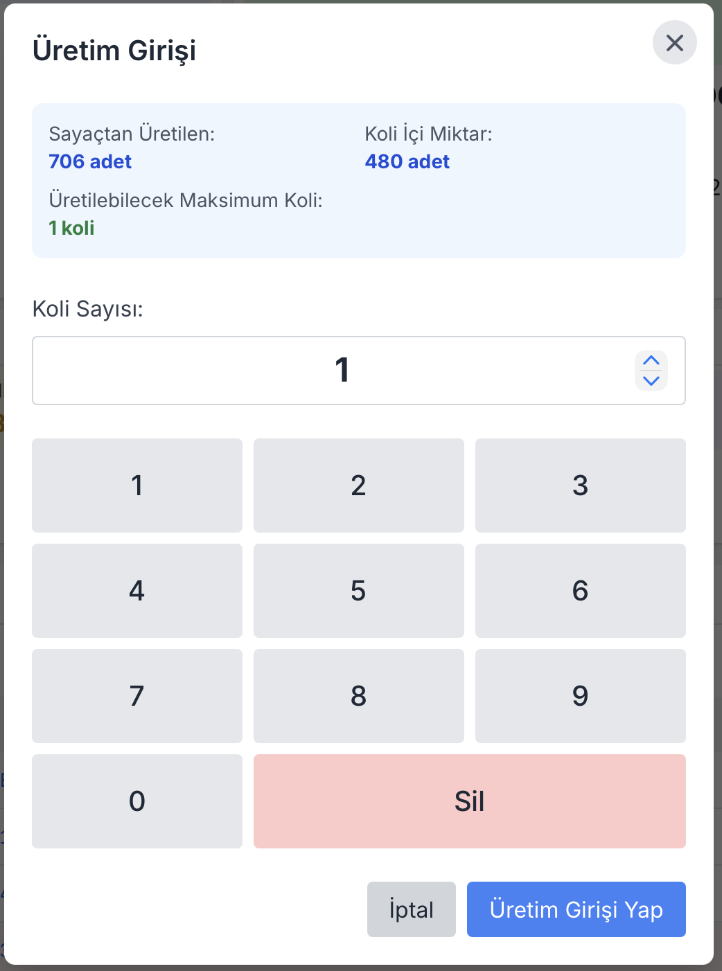 Touchscreen Numpad